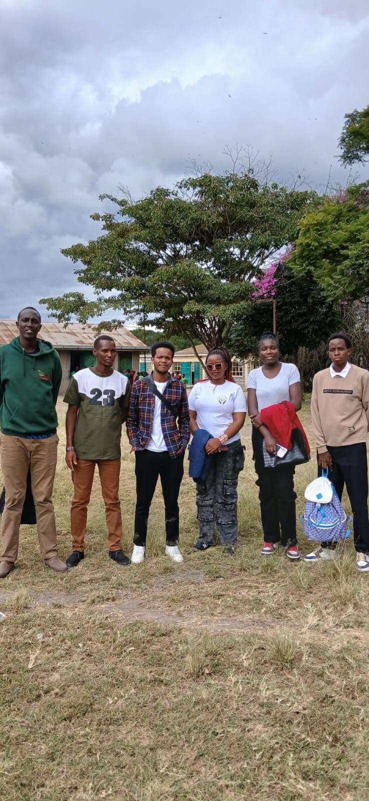 Union of Change team members standing together outdoors